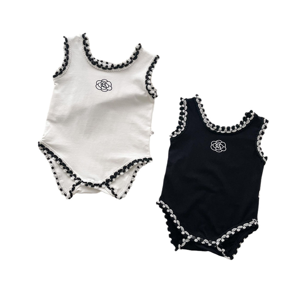 Barboteuse en coton et lin pou - Baby Summer Linen Sleeveless Jumpsuit avis et prix