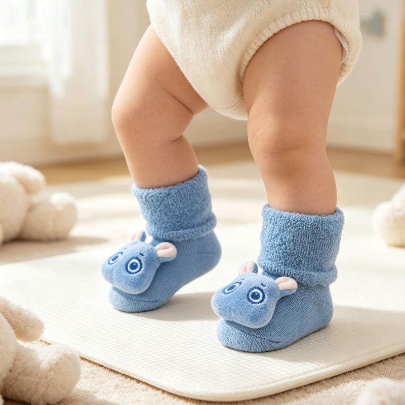 1/3/5 paires de chaussettes ép - Unisex Baby Socks Non Slip avis et prix