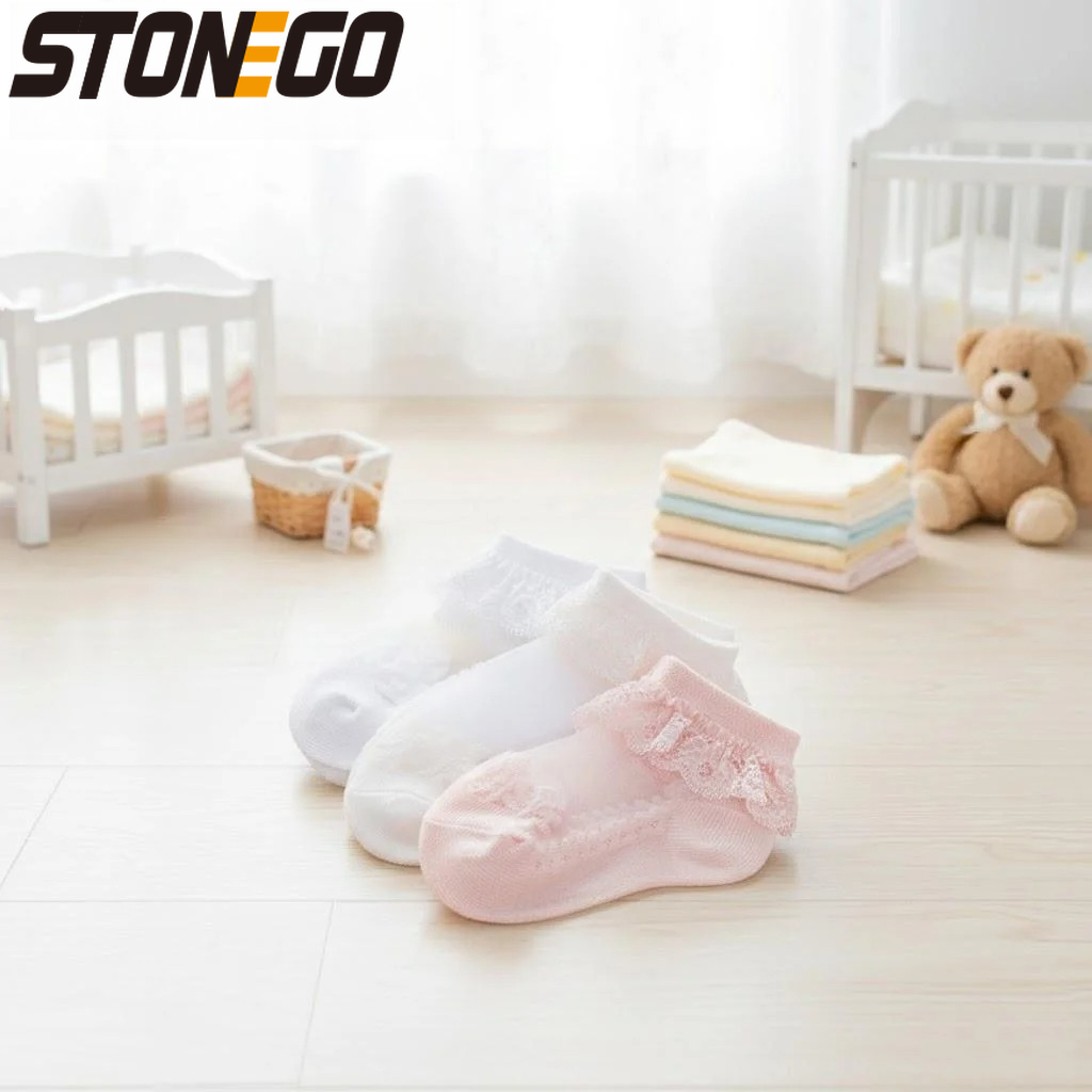 Chaussettes en dentelle floral - Unisex Baby Socks Non Slip avis et prix