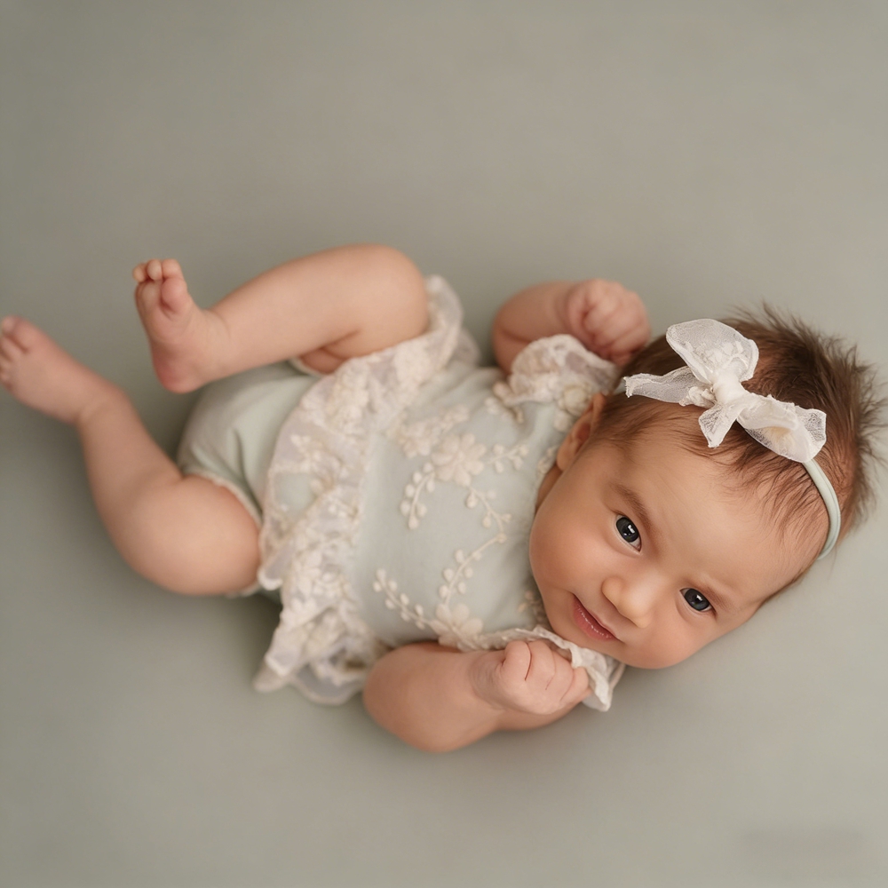 Combinaison à volants en dente - Newborn Baby Girl Romper Floral avis et prix
