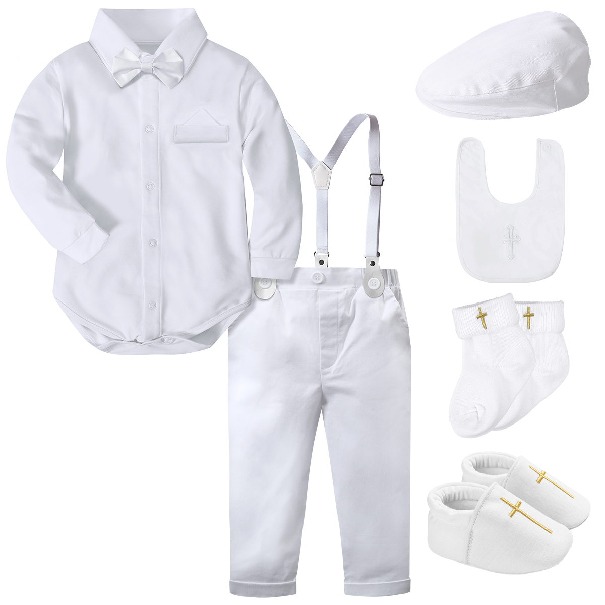 Tenue de baptême pour bébé gar - Baby Boy Suit Set Baptism avis et prix