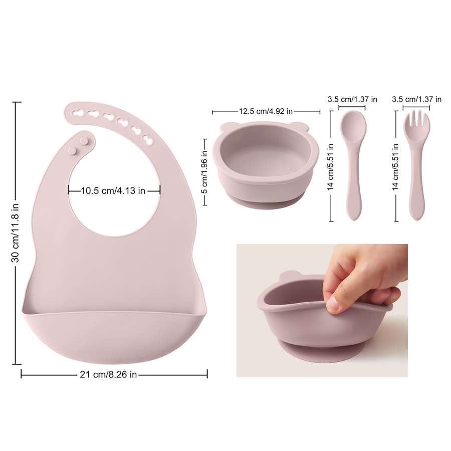Ensemble d'alimentation en sil - Waterproof Baby Bibs Silicone avis et prix
