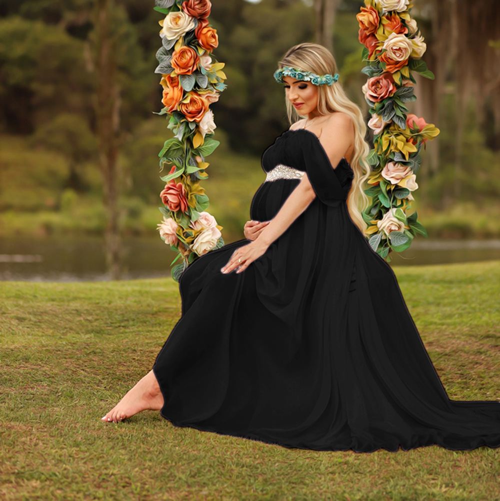 Robe longue de maternité en de - Maternity Wear avis et prix
