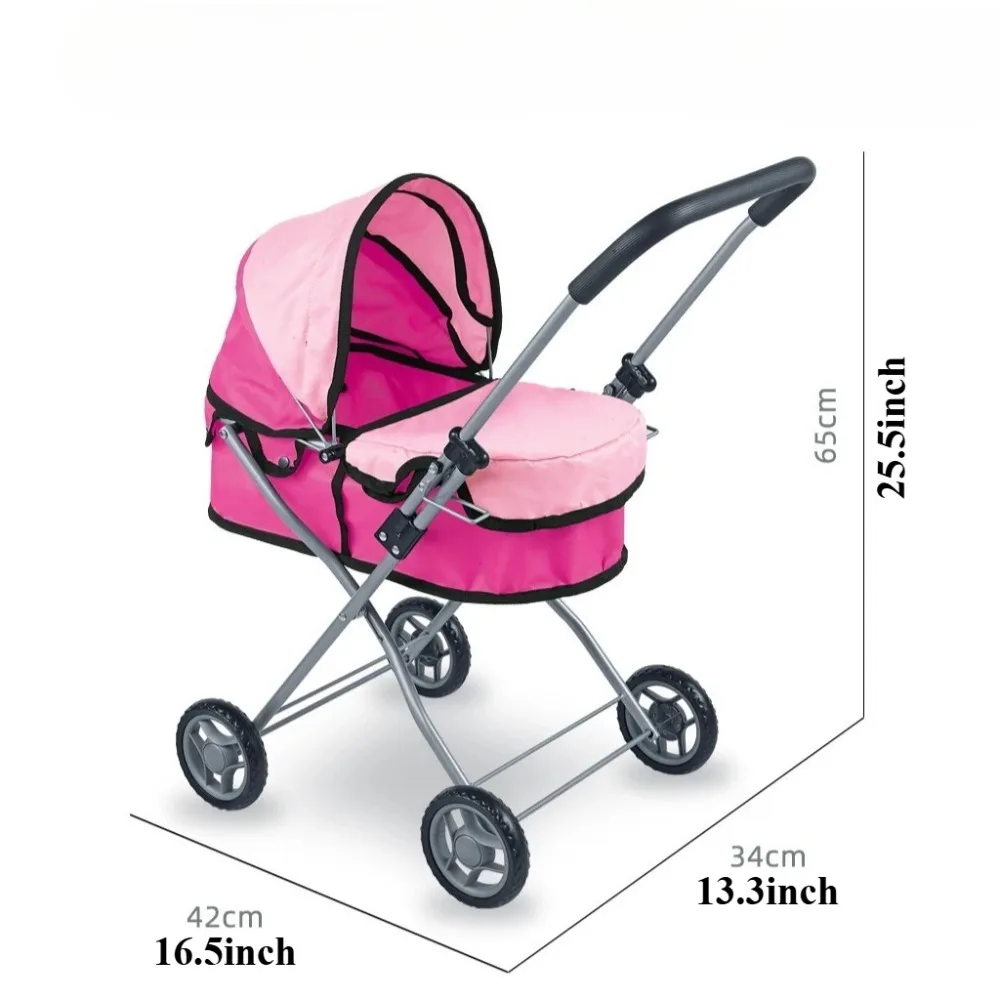 Poussette de poupée pliable po - Lightweight Foldable Baby Stroller Compact avis et prix